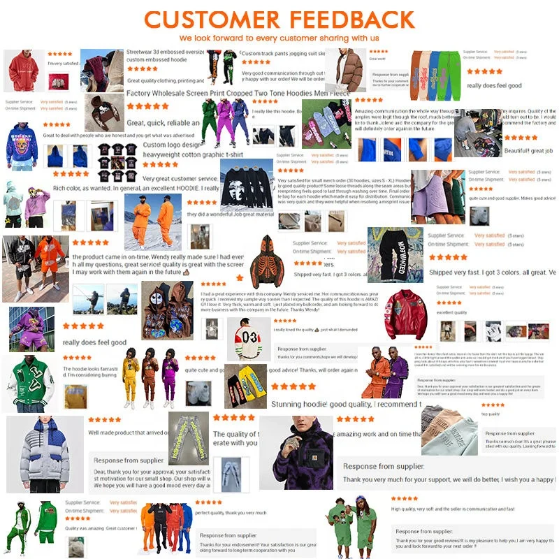 Custom streetwear sweatsuit cut sew applique distressed embroidery patch cropped hoodie and sweatpants set tracksuits for women