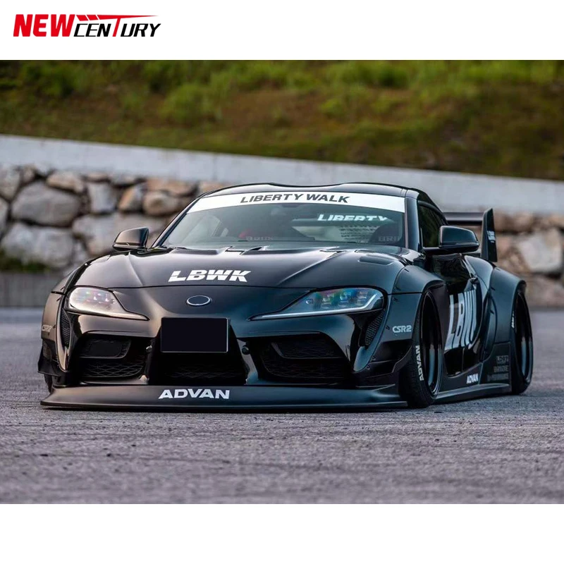 LB wide body kit style fixed wind tail is used for Toyota SUPRA Demon King A90