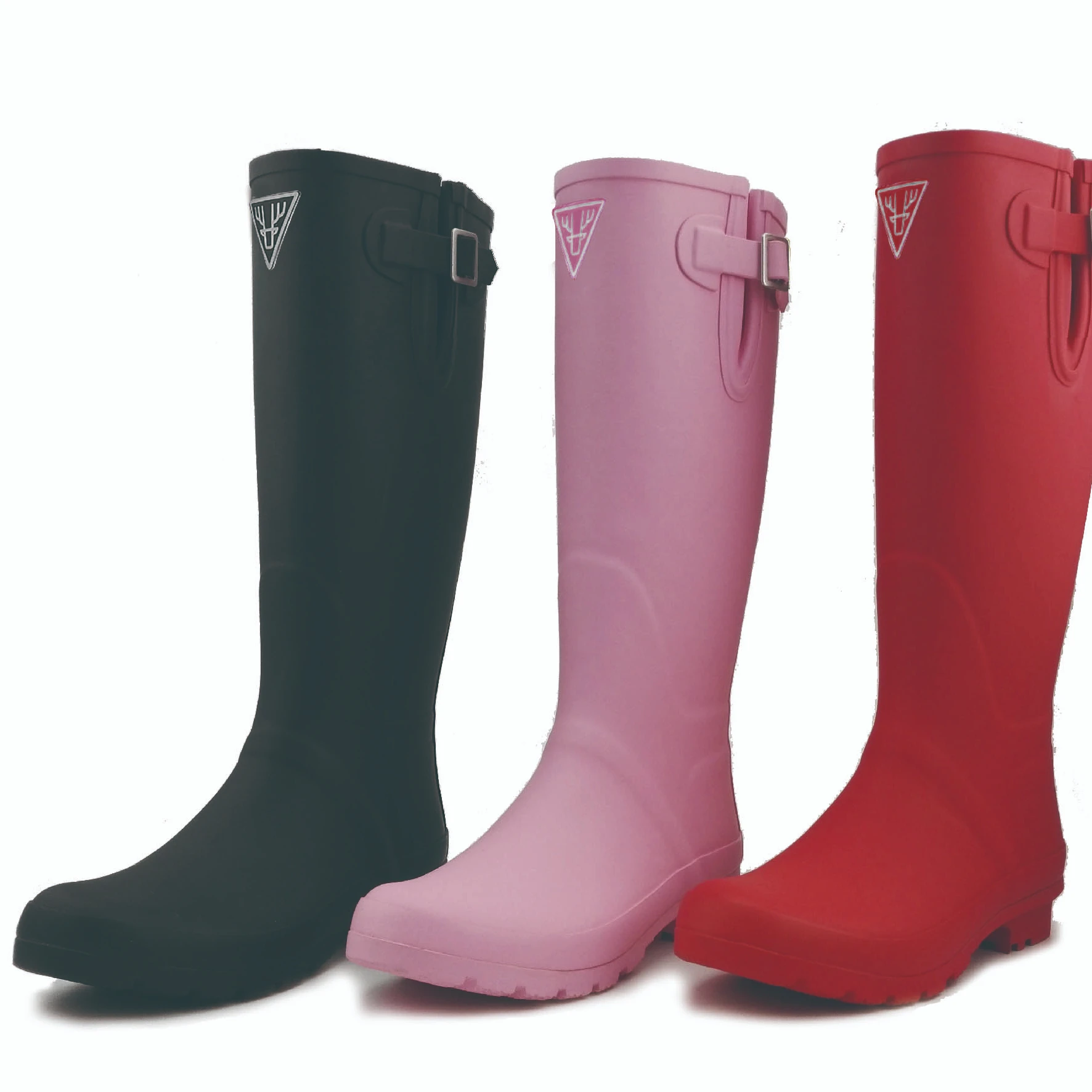 factory direct gum boots women high rubber boots waterproof ladies rain boots