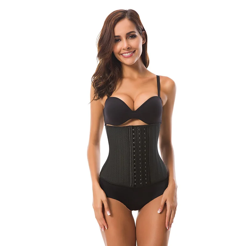 Waist Trainer for Women Latex Steel Boned Corset Sport Body Shaper Cincher