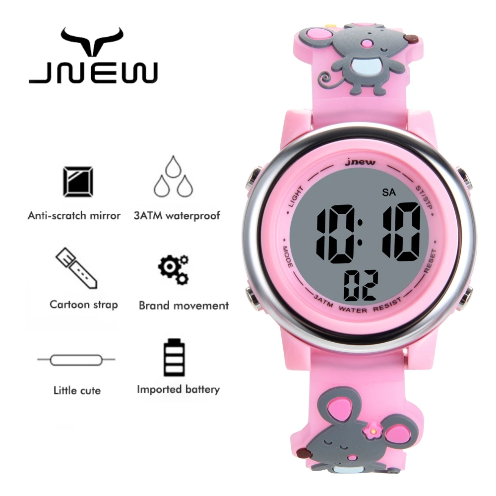 Kids Digital Watch Sports Led Watches With Alarm Waterproof Wrist Watches For Boy Girls Children