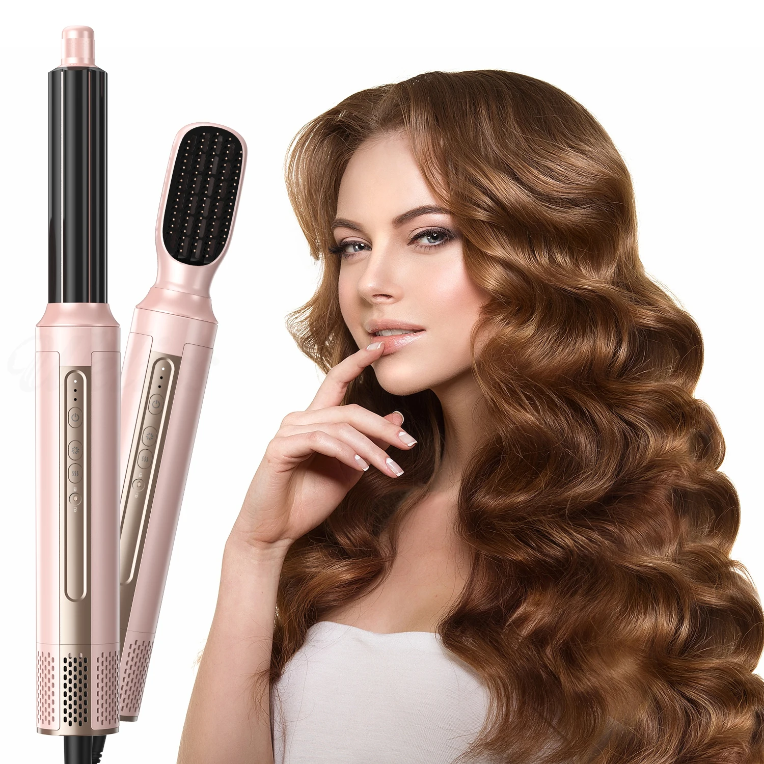 Professional Rotating Styler portable Drying 6 IN 1 rotating hair brush hair dryer