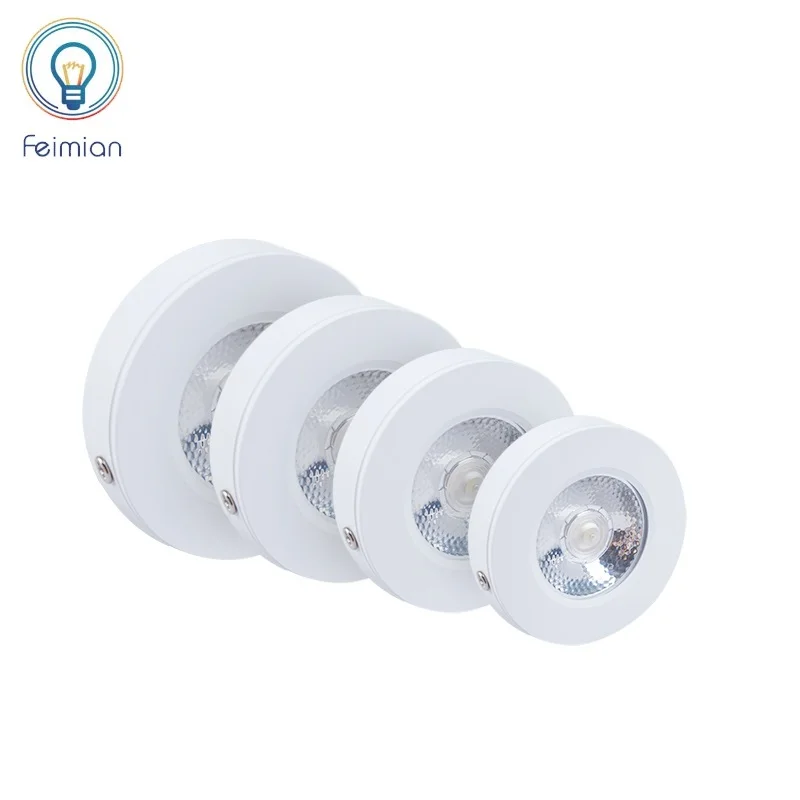 FEIMIAN Brand Factory IP44 5W Direct Round Ceiling ABS Led Panel Light