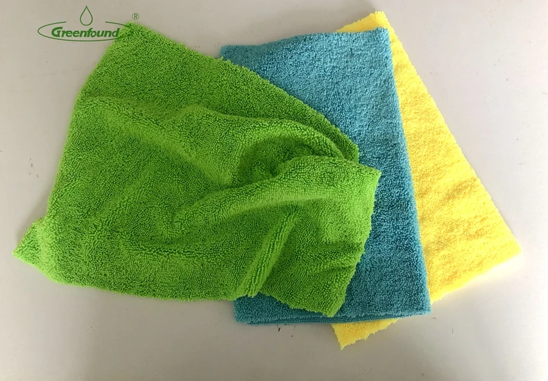 Super Absorbent Microfiber Long Pile and Short Pile Cleaning Cloth car wash microfiber towel edgeless