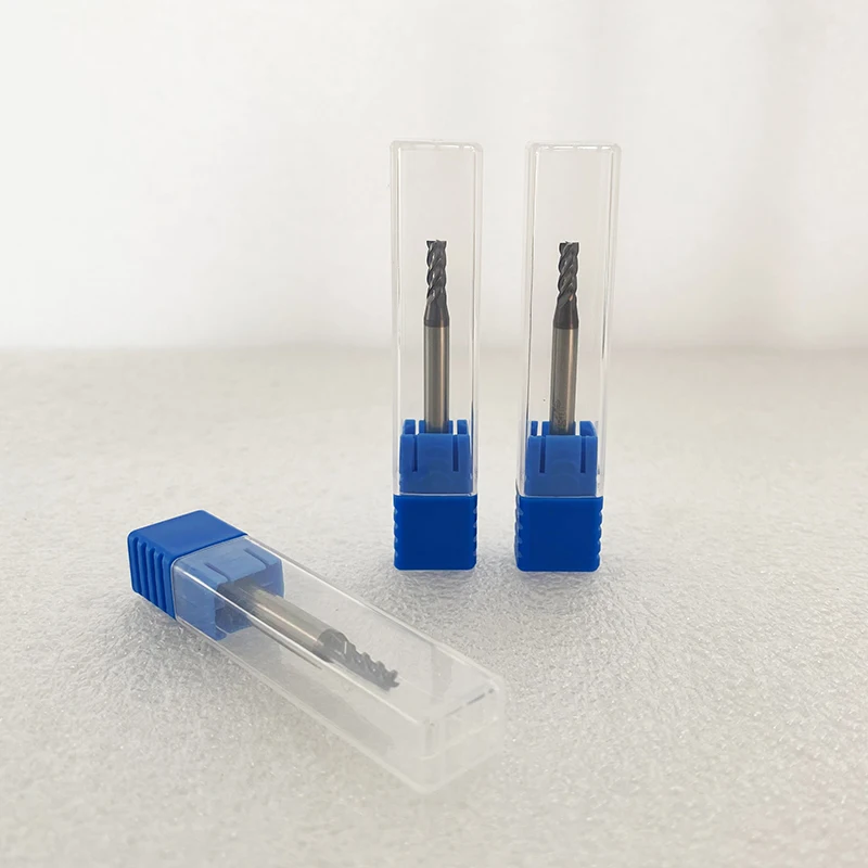 FULLOVE 4 Flute Tungsten Carbide End Mill Cutting Tools 4/5/6/8mm Square End Milling Cutters