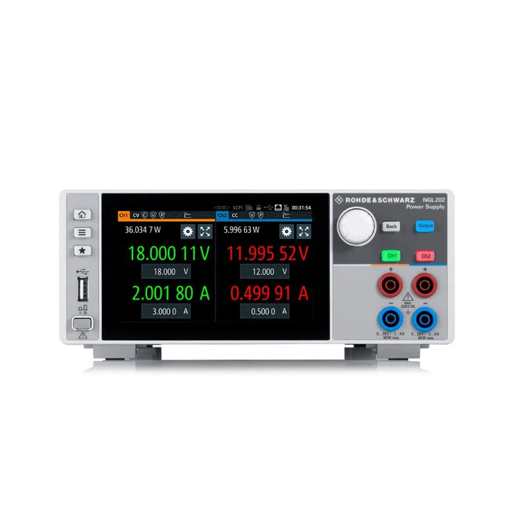 R&S NGL201 120W 20V 6A Essentials dedicated power supply Rohde&Schwarz Training System DC Source Power converter
