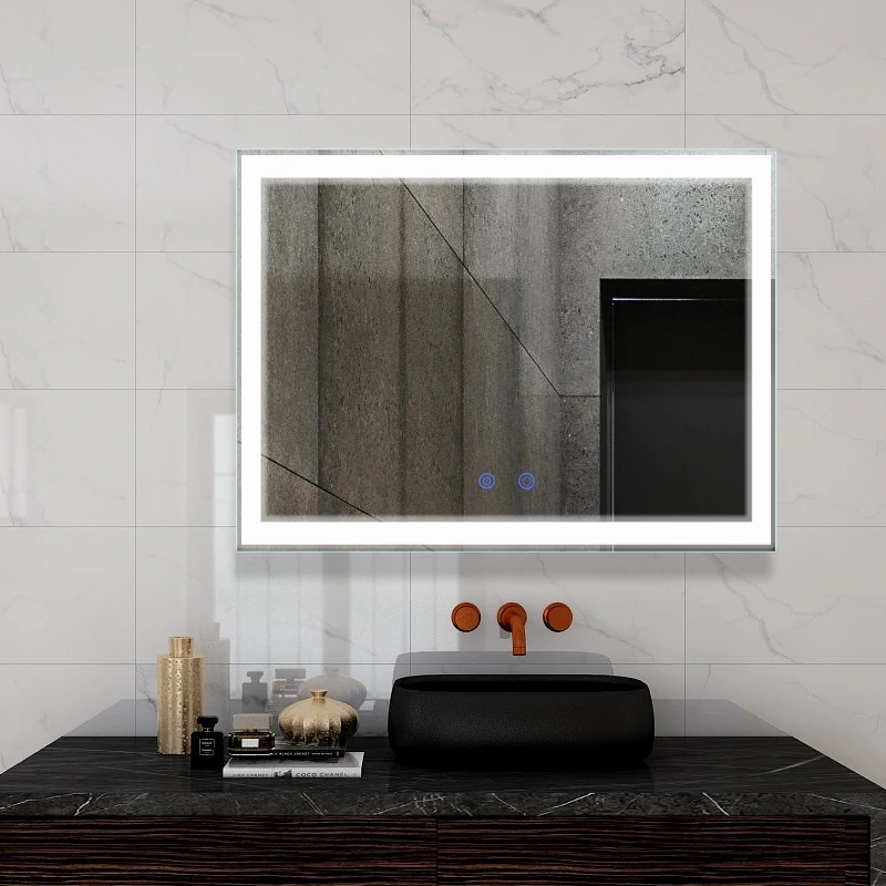 Интерьер дизайн светодиодной подсветкой косметическое зеркало для ванной комнаты зеркало для ванной со светодиодной подсветкой зеркала