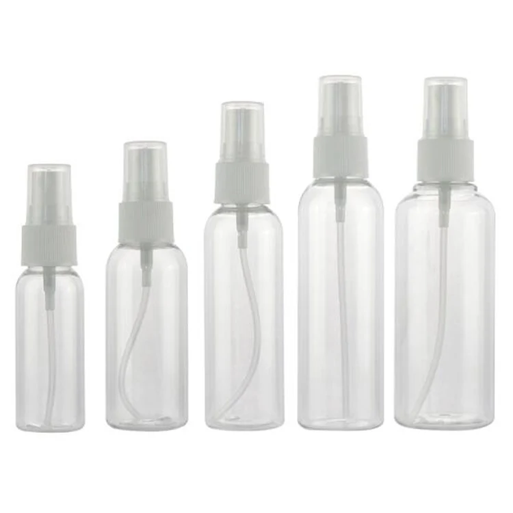 
Eco Friendly Portable 500ML 50ML 30ML 100ML Clear Custom Water Small Pocket Empty Mist Plastic Spray Bottle 
