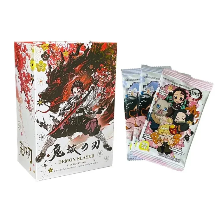Demon Slayer Cards Infinite Train SSP Card Diamond Rare Tanjirou Kamado Nezuko Character Collection Card Kids Toy Xmas Gift