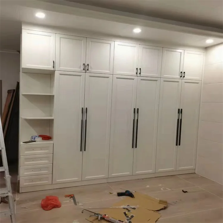 Modern custom aluminum wardrobe environmental protection waterproof fireproof durable wardrobe