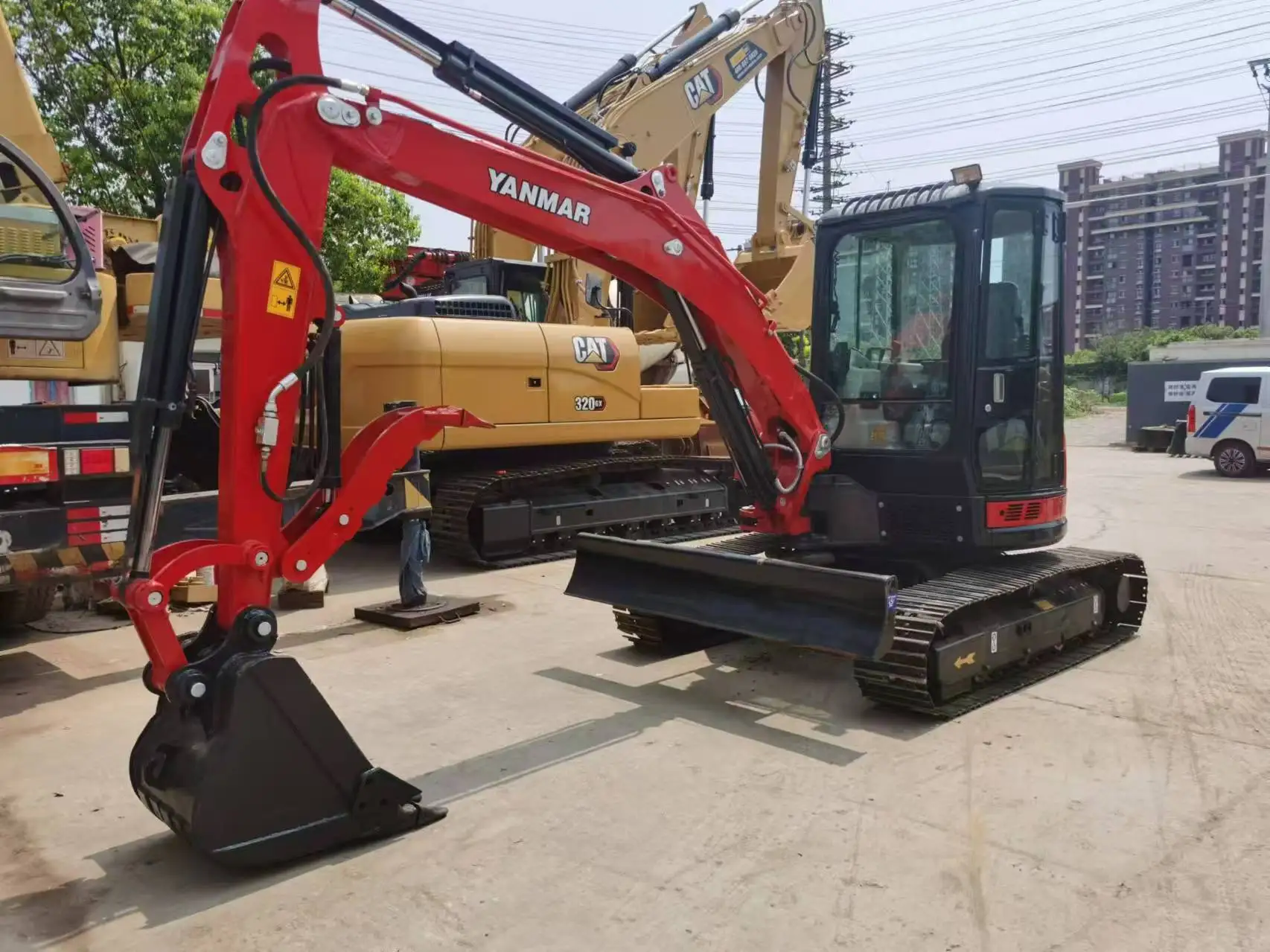 Экскаватор Yanmar VIO55 5-тонный экскаватор с большим пальцем