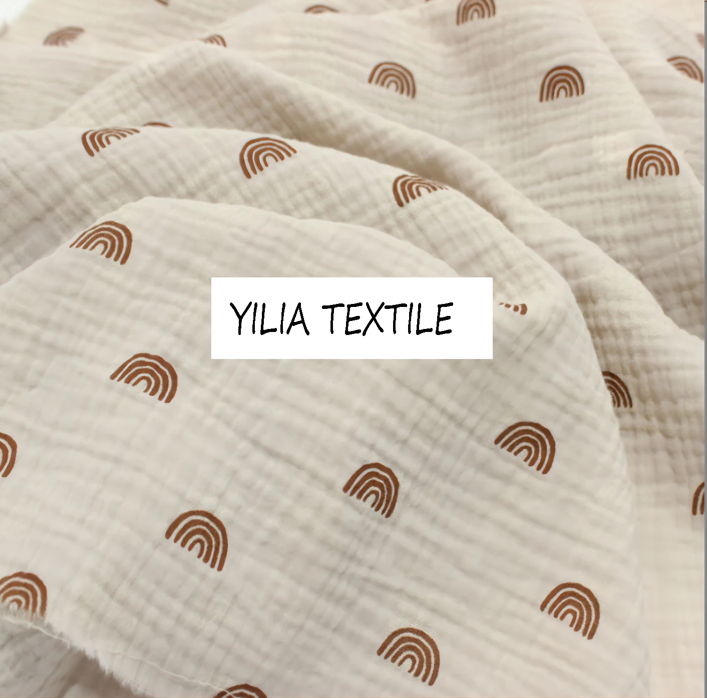 Custom Design Print Floral Cover Blanket Organic Cotton Bamboo Baby Swaddle Wrap Sage Rainbow Muslin Swaddle Blanket