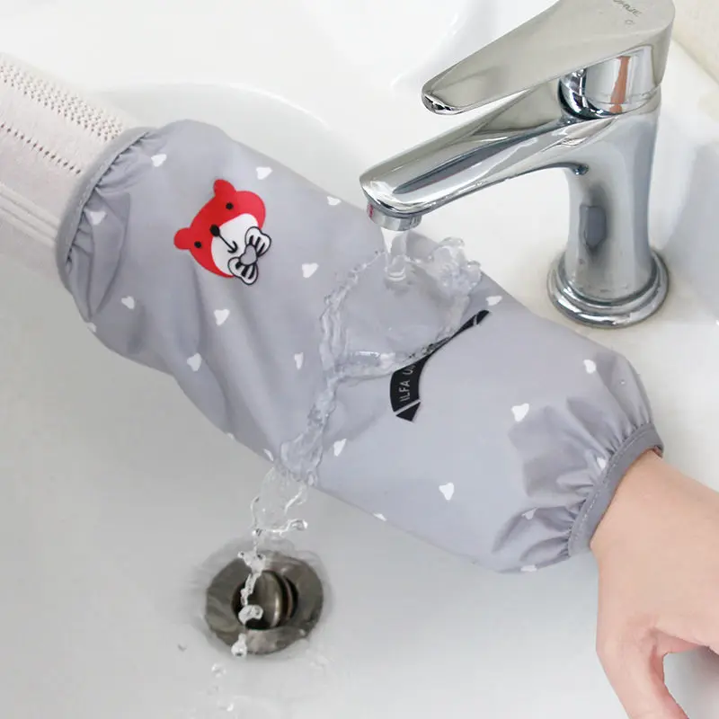 Quality Waterproof Arm Oversleeve Cute Sleeve for Household Use Antifouling Home Cleaning Kitchen Oversleeve Long Arm Sleeves