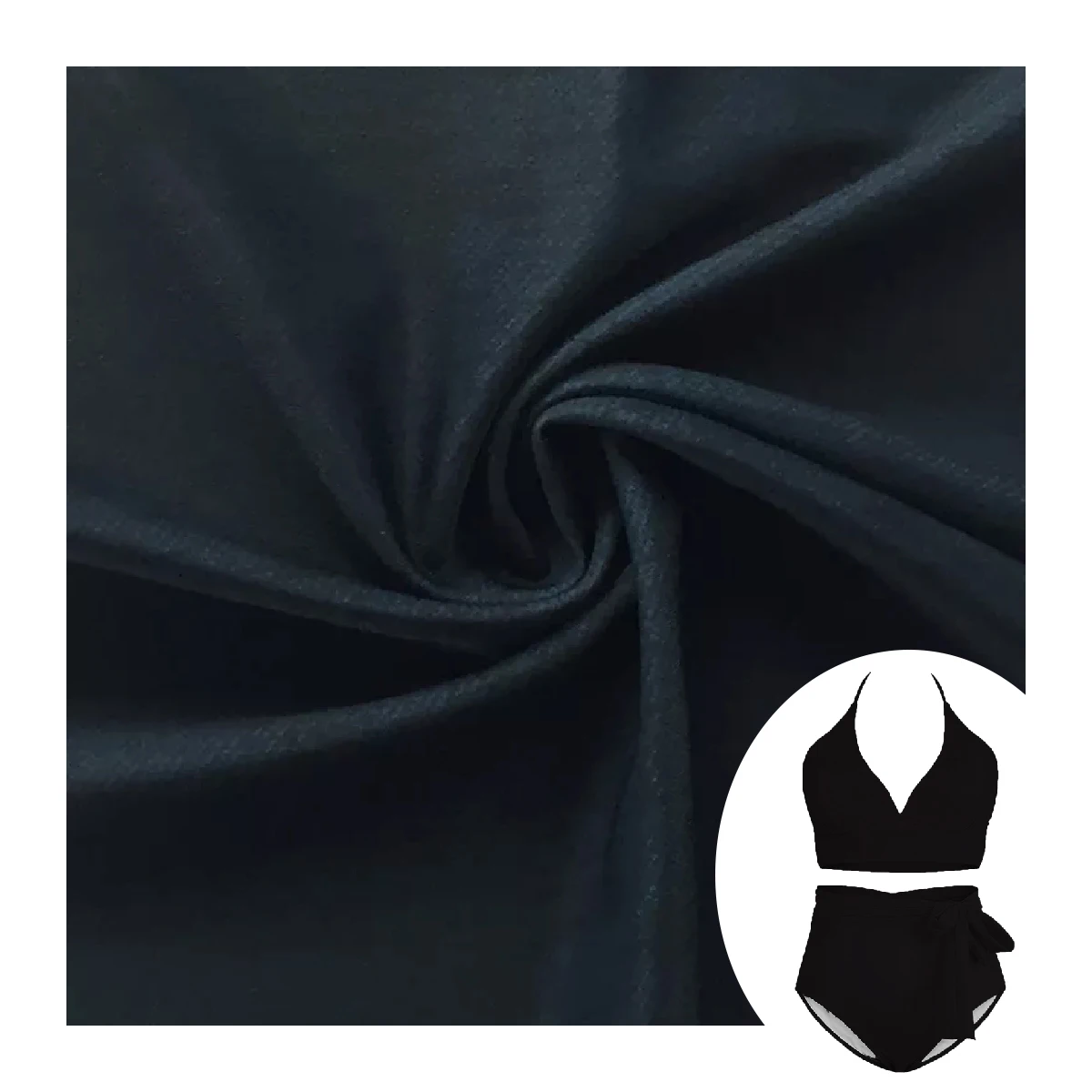 83% Polyester 17% Spandex 4 WAY Stretch Swimwear Bikini Fabric