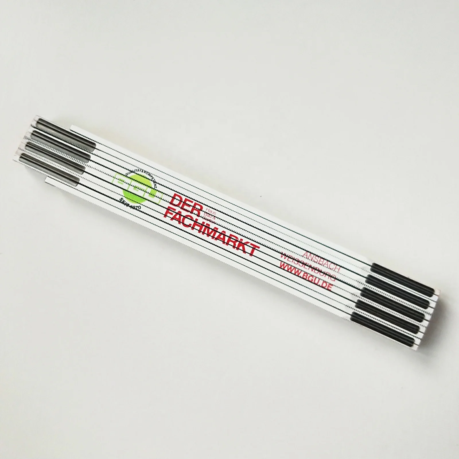 2m White Foldable Ruler