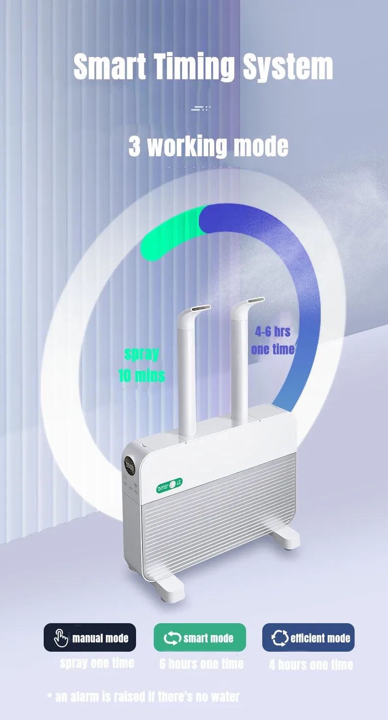 New hotel pest control smart ultrasonic mist maker foggers cockroach mosquito fly killer machine