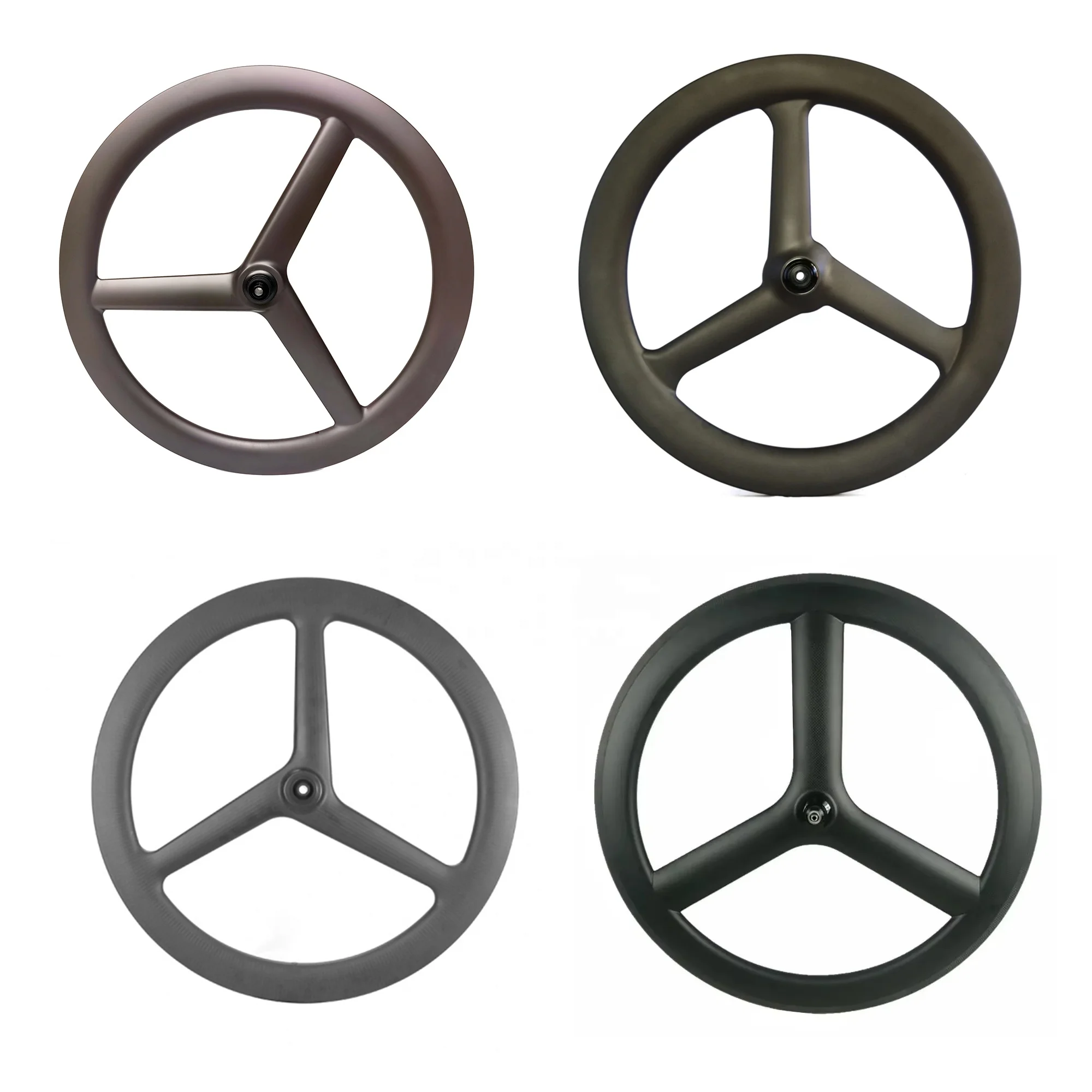 DFS carbon wheelset 700c wheel fixed gear Carbon closed disc Wheels Bicycle Parts carbon 3/4/5/6 spokes wheel