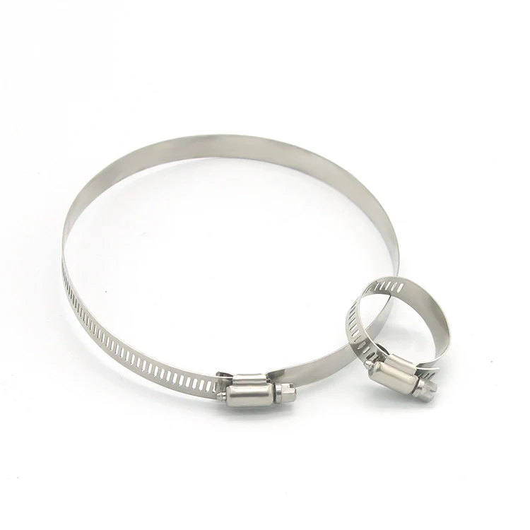 Manufacturer 201&304 American Style Hose Clamps Pipe Clip Fixing for Home or Construction Use