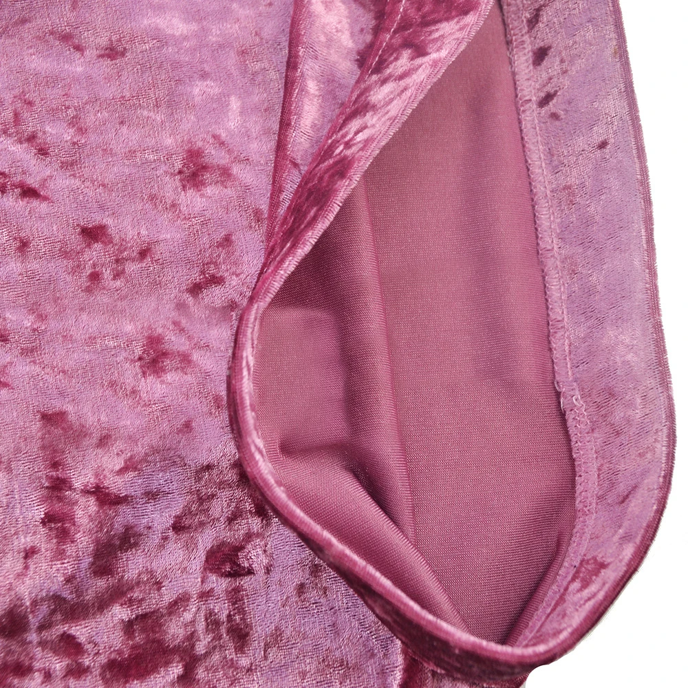 Vendor wholesale extra long luxury velvet bonnet women head tie for curly braids dreadlocks long hair