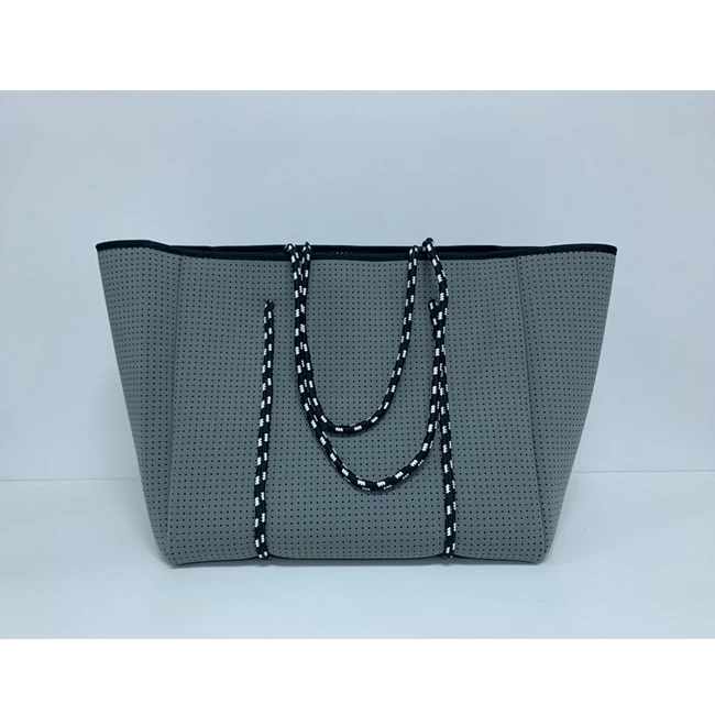 Wholesale Neoprene Tote Large Designer Beach Tote Bag for Women Ladies Girls Men Travel Shopping Shoulder Handbag