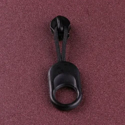 YUANXING Custom Logo Colorful Rubber Personalized Handbag Zipper Slider Rope Pulls Plastic Rope For Zipper