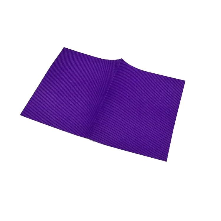Purple chemical bond Nonwoven Wipes good absorption Easy to dye & Print soft for household cleaning
