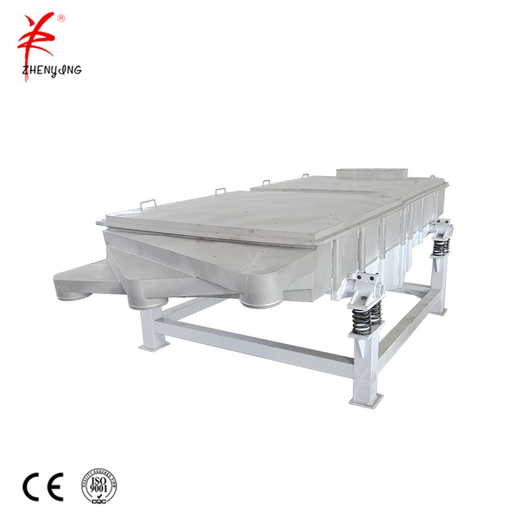 Automatic Durable Plastic Granules Linear Vibrating Screen Industrial Sand Vibrating Sieve Machine Separator