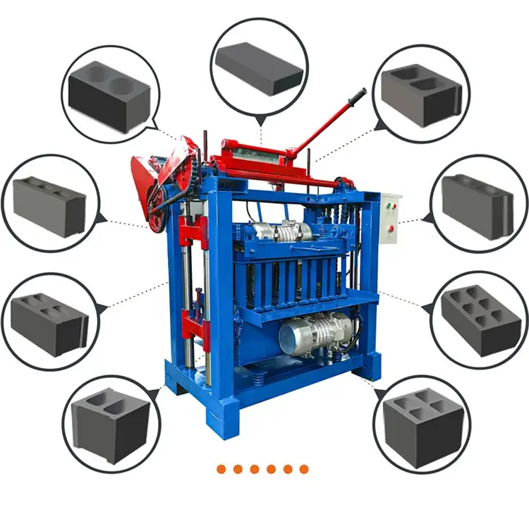 hollow block molding machine cement automatic brick making machine