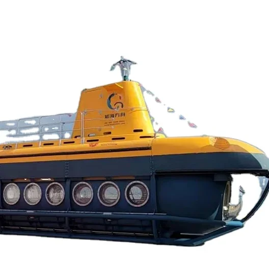 Deep sea tourism, sightseeing and exploration underwater submarine