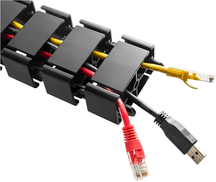 JOYE Factory Height Adjustable Desk Cable Spine Wire Cable Management Spine Under Desk Cable Tray