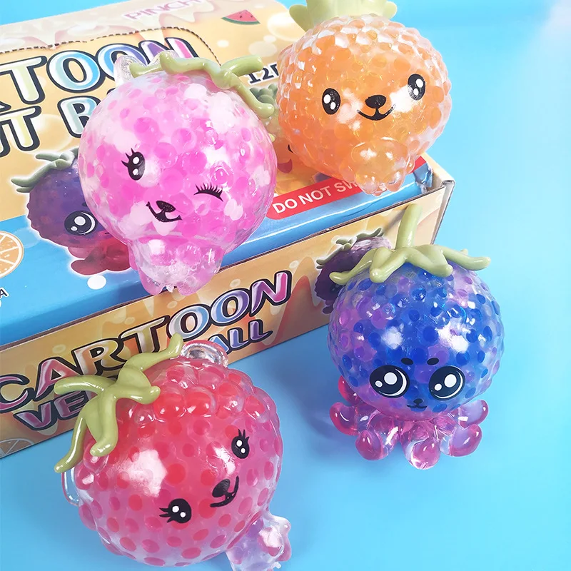 Creative Novelty Cartoon Animal Shaped Vent Ball Water Bead Squeeze Ball Fidget Toys