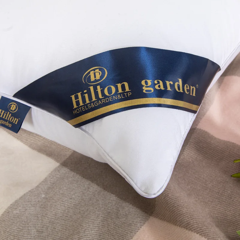 Wholesale Custom Five Star Hotel Hilton Cotton White Sleep-promoting Pillow