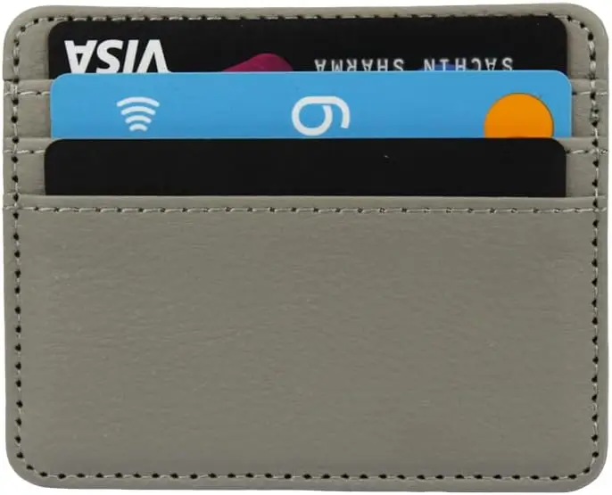 2024 Simple Luxury Fashion Custom Credit Card Wallet Waterproof Card Holder PU PVC Leather Card Wallet