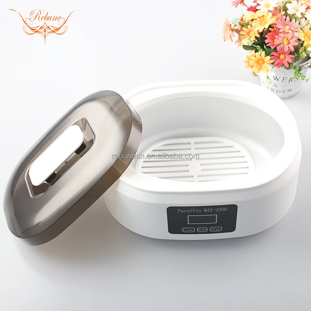 REBUNE Black Paraffin Wax Heating Machine Digital Paraffin Wax Warmer for Beauty Skin