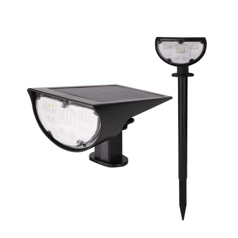 Landscape Spotlights IP65 Waterproof Bright 3 Mode 32 LED Upgraded Solar Lights Solar Powered Wireless Outdoor Lawn Light