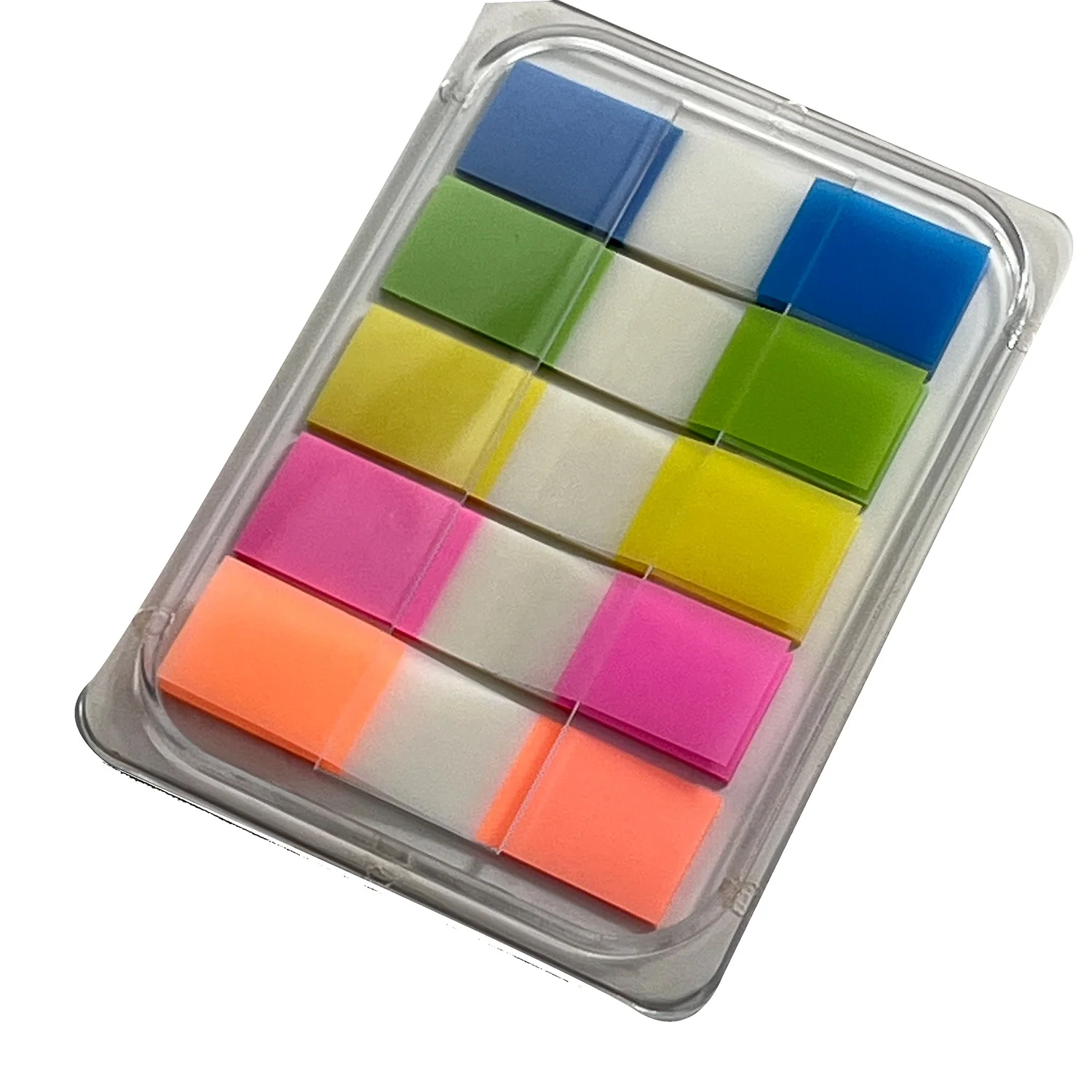 China wholesale 5 colors supplies personal custom low cost kawaii design extractable memo pads sticky tape notes transparent