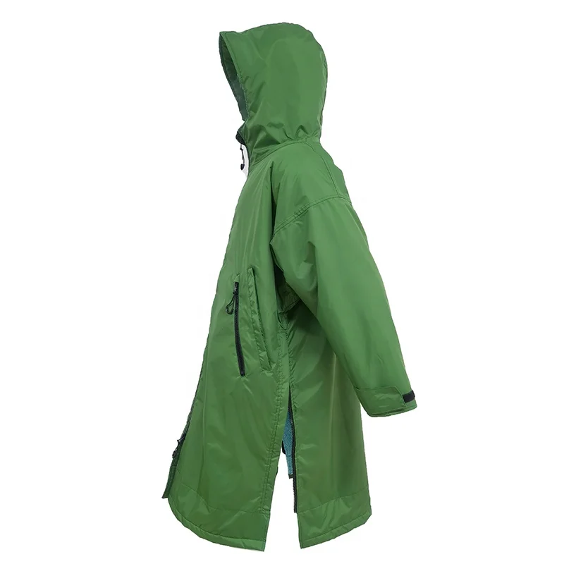 custom thick fleece lined hooded windbreaker equestrian horse riding winter long waterproof warm coat jacket