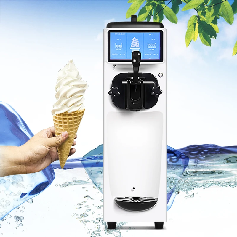 Table top soft serve portable ice cream machine icecream maker 220v small mini soft home ice cream machine at home price maker