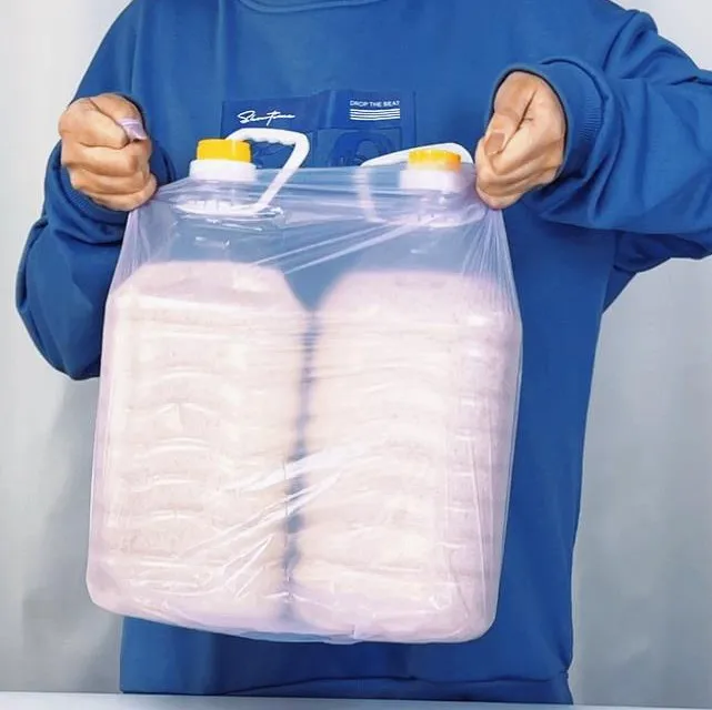 China density can liner trash bag garbage bag 100/case 4 gallon small 250 counts trash bag vacuu