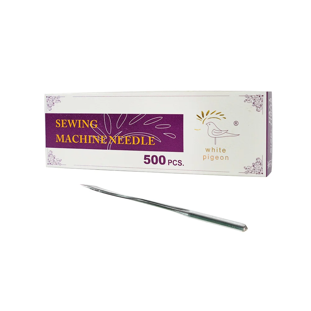 500 шт./коробка, Швейные аксессуары для швейной машины, иглы DV * 43 для двухцепных стежков
