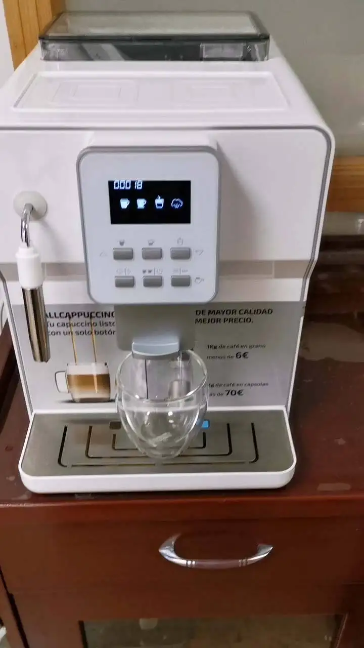 Expresso Coffee Machine A Cafe Commercial Expresso Machine With Grinder Super Automatic Espresso Coffee Machine