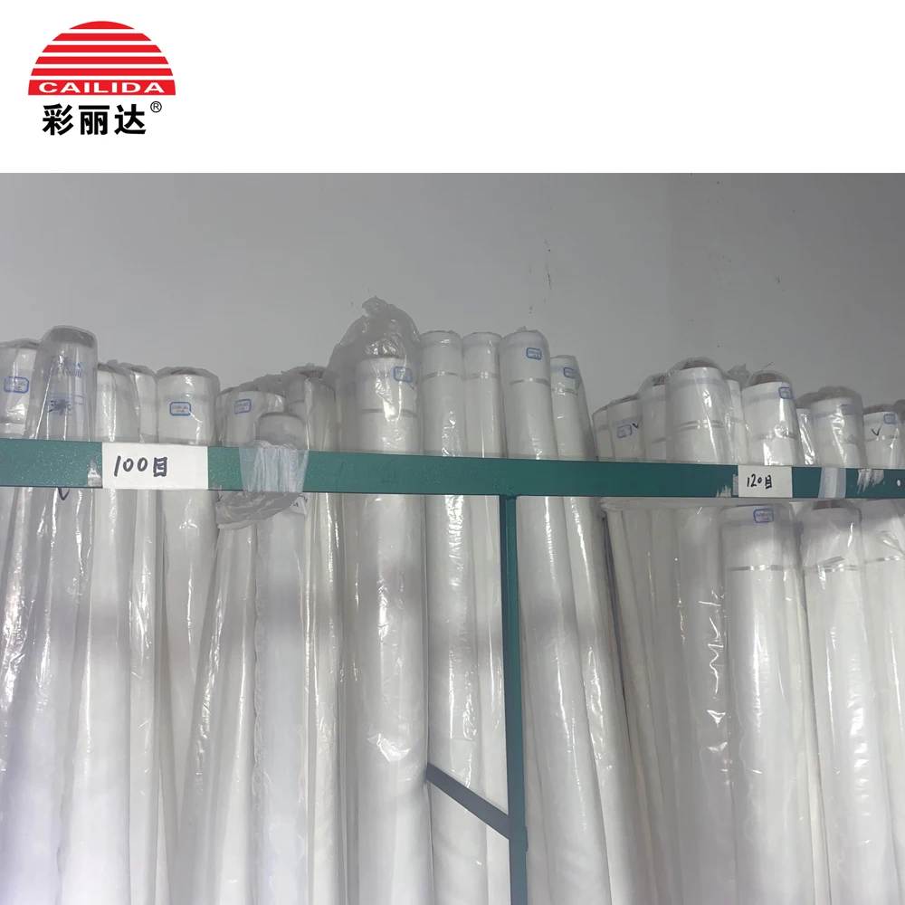 High Quality Silk Screen Printing Mesh Bolting Cloth White Style Polyester Nylon Mesh
