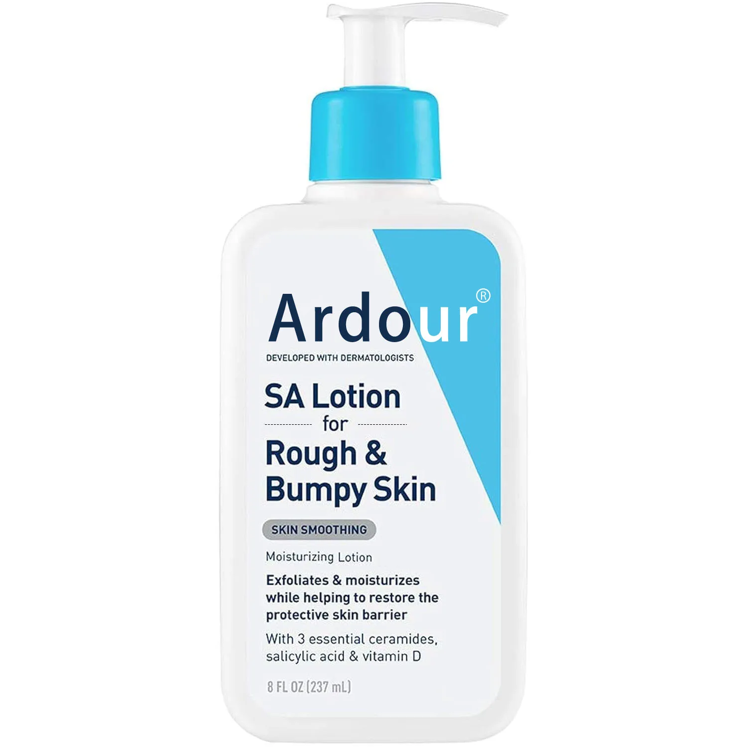 Lotion for Rough Bumpy Skin Vitamin D Hyaluronic Acid Lactic Acid & Salicylic Acid Lotion Fragrance Free Allergy Tested