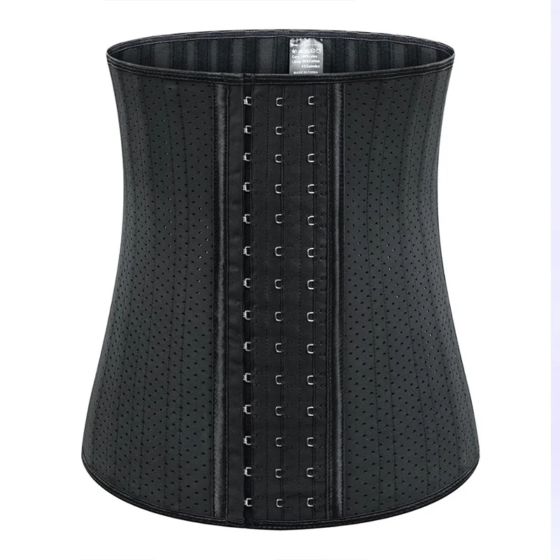 25 стальных латексных корсет для талии 3 ряда и крючок молния латексный Корректирующее белье пояс латексные