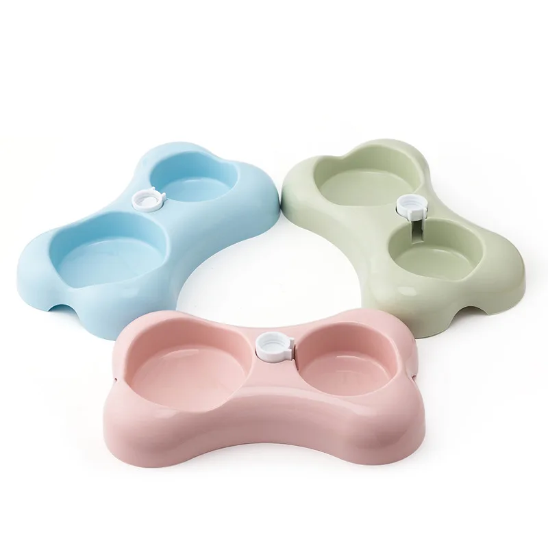 Wholesale Dog Food Drinking Water Plastic Automatic Pet Feeder Pet Slow Feeding Bowl Water Dispenser