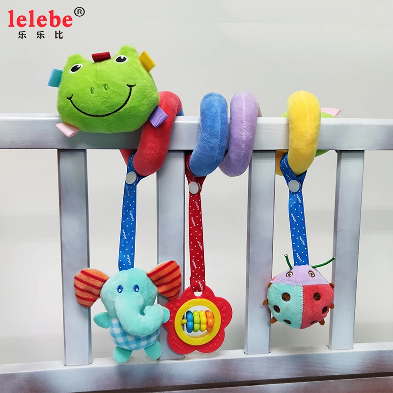 
Baby carriage cradle decoration OEM animal rattle fur rattle toy hot sale other baby toy teeth 