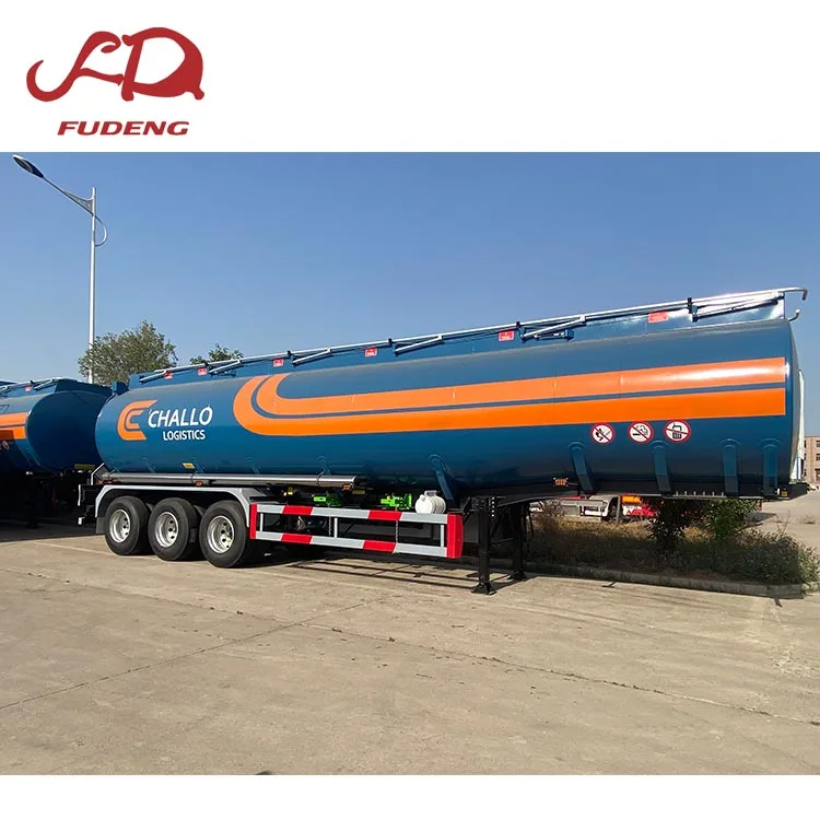 Настраиваемый трейлер Fudeng 45000L 50000L 54000L емкость топливный танкер Самая низкая цена Нефть Газ дизельный прицепы