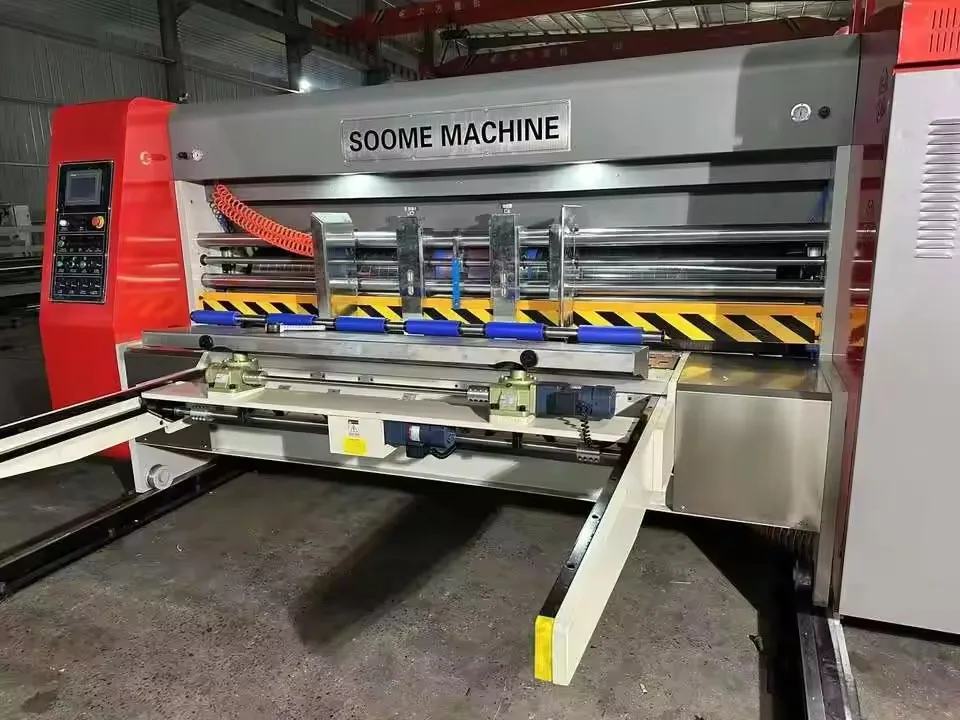 High Speed Flexo 4 Color Printing Slotting Die-cutting Machine For Making Corrugated Carton Box Die Cutter