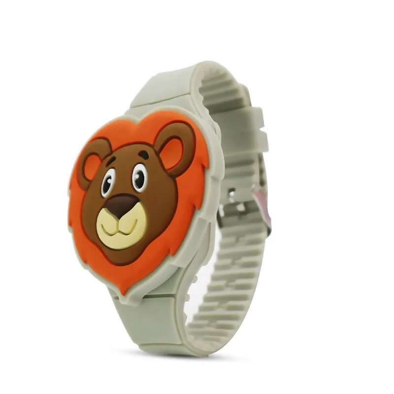 Wholesale 3D Cartoon Bear shape Slap Watch For Children Baby Gift Animal shape Kids Student digital Watch
