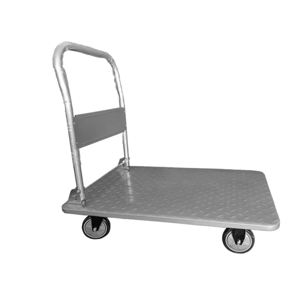 Low Price Heavy Duty Cold Rolled Steel Foldable Platform Trolley With Handle